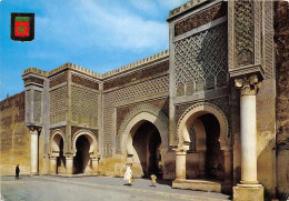MAROC MEKNES Vue De La Porte Bab Mensour 26(scan Recto-verso) MA1213 - Meknès