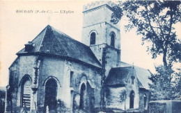 HOUDAIN L Eglise 1(scan Recto-verso) MA1210 - Houdain