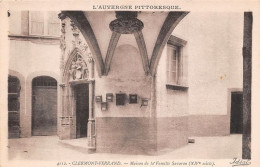 CLERMONT FERRAND Maison De La Famille Savaron 13(scan Recto-verso) MA1236 - Clermont Ferrand