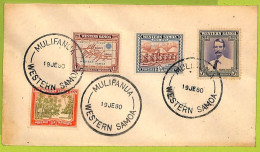 39885 - WESTERN SAMOA  - Postal History -  Cover Postmarked MULIFANUA  1980 - Samoa