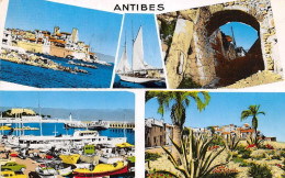 ANTIBES Souvenir 5(scan Recto-verso) MA1299 - Antibes - Les Remparts