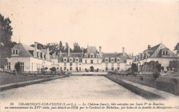 CHAMPIGNY SUR VEUDE Le Chateau Bati Autrefois Par Louis 1er De Bourbon 24(scan Recto-verso) MA1295 - Champigny-sur-Veude