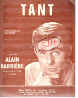 Partition Musicale   " Tant"   Par ALAIN BARRIERE   (BR01) - Spartiti