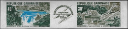 Gabon 1973 Y&T PA 140A, Non Dentelés.  Aménagement Hydroélectrique De Kinguélé. Barrage - Water