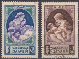 France 1939 N° 440-441 En Faveur De La Natalité (H36) - Usados