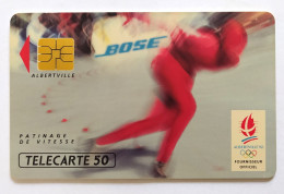 Télécarte France - Jeux Olympiques Hiver 1992 - Bose - Zonder Classificatie