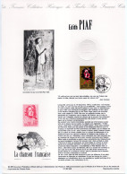 - Document Premier Jour Edith PIAF - PARIS 16.6.1990 - - Beroemde Vrouwen