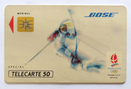 Télécarte France - Jeux Olympiques Hiver 1992 - Bose - Ohne Zuordnung