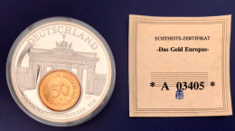 DEUTSCHLAND 1993 - 2001, GERMANY, EUROPEAN CURRENCIES, 50 PFENIG, BERLIN BRANDENBURGER TOR, - Autres & Non Classés