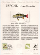 - Document Premier Jour LA PERCHE (Perca Fluviatilis) - NEUILLY-SUR-SEINE 6.10.1990 - - Fishes