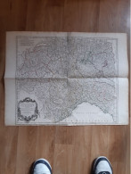 Carte Plan 1760 - Partie Occidentale De La Lombardie - Savoye,piemont Milan Genes,plaisance - Cartes Topographiques