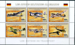 2006 Les Avions Militaires Allemands - Complet-volledig 7 Blocs - Nuovi