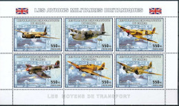 2006 Les Avions Militaires Britaniques - Complet-volledig 7 Blocs - Ongebruikt