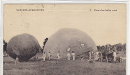 Sapeurs-Aérostiers - Visite D'un Ballon Crevé - Luchtschepen