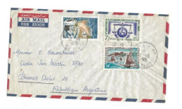 !!! POLYNÉSIE FRANÇAISE, POSTE AÉRIEENNE, LETTRE DE PAPEETE, TAHITI POUR BUENOS AIRES, ARGENTINE (1966) - 1960-.... Briefe & Dokumente