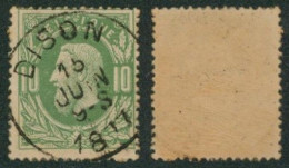 émission 1869 - N°30 Obl Simple Cercle "Dison"   // (AD) - 1869-1883 Leopold II