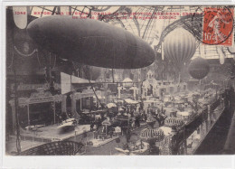 Exposition Internationale De Locomotion Aérienne - Grand Palais - La Nef Guidée Vers Le Dirigeable Zodiac - Luchtschepen