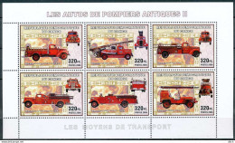 2006 Les Autos De Pompiers Antiques II - Complet-volledig 7 Blocs - Neufs