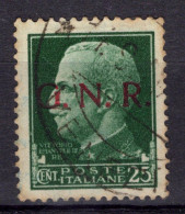 Repubblica Sociale (1943) - GNR Brescia, 25 Centesimi Ø - Usati