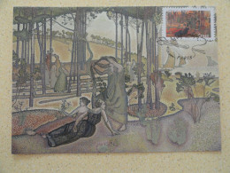 CARTE MAXIMUM CARD L'AIR DU SOIR PAR CROSS DIT DELACROIX H.E. FRANCE - Impresionismo