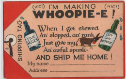 I'm Making Whoopie-e! - 6609 - Werbepostkarten