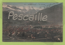 73 SAVOIE - CP COLORISEE ALBERTVILLE - VUE GENERALE - PITTIER PHOT. EDIT. ANNECY N° 51 - CIRCULEE EN 1904 - Albertville