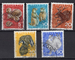 T2988 - SUISSE SWITZERLAND Yv N°759/63 Pro Juventute - Used Stamps