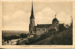 CPA - DOMREMY - BASILIQUE ET VUE SUR LA VALLEE - Domremy La Pucelle