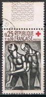 FRANCE : N° 1324 Oblitéré Avec Bord (Croix-Rouge) - PRIX FIXE - - Oblitérés