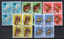 T2995 - SUISSE SWITZERLAND Yv N°778/82 Pro Juventute Bloc - Used Stamps