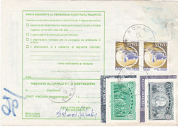 ITALIA  - REPUBBLICA - ROMA  - BOLLENTTINO SPEDIZIONE - VIAGGIATA PER AGRIGENTO - 1992 - 1991-00: Marcophilia