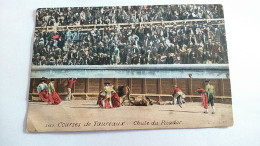 Carte Postale Ancienne ( R8  ) De Corrida , Courses De Taureaux, Chute Du Picador - Corrida
