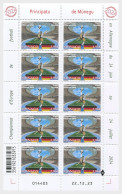 MONACO 2024 SPORT Football. Soccer. European Championship In GERMANY - Fine Sheet MNH - Neufs