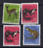 T3000 - SUISSE SWITZERLAND Yv N°799/802 Pro Juventute - Used Stamps