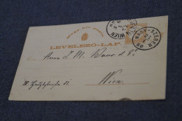 Superbe Envoi,Hollande,Pays-Bas,oblitération Nagy-Szeben  Wien 1880 - Letter-Cards