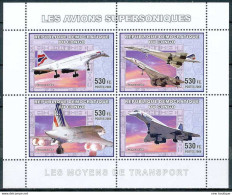 2006 Les Avions Supersoniques - Complet-volledig 5 Blocs - Mint/hinged