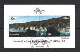 Iceland 1995 Nordia Waterfalls Y.T. BF 18 (0) - Blocs-feuillets