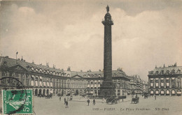 CPA Paris-La Place Vendôme-3109-Timbre     L2852 - Places, Squares