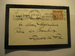 LISBOA 1939 To Figueira Da Foz Cancel Duel Condolence Cover PORTUGAL - Lettres & Documents