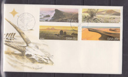 South West Africa 1977 Namib Desert FDC Nr. 181 With CACTUS Luderitz Cancel - Afrique Du Sud-Ouest (1923-1990)