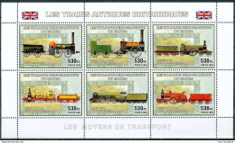 2006 Les Trains Antiques Britaniques - Complet-volledig 7 Blocs - Nuovi