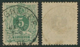 émission 1884 - N°45 Obl Simple Cercle "Eghezée"  // (AD) - 1884-1891 Leopold II