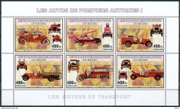 2006 Les Autos De Pompiers Antiques I - Complet-volledig 7 Blocs - Ongebruikt