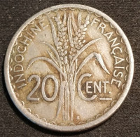 INDOCHINE - 20 CENTIMES 1941 S - KM 23a.2 - Französisch-Indochina