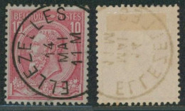 émission 1884 - N°46 Obl Simple Cercle "Ellezelles"  // (AD) - 1884-1891 Leopold II