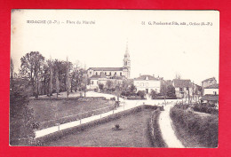 F-64-Bidache-02P214  Place Du Marché, Cpa BE - Bidache