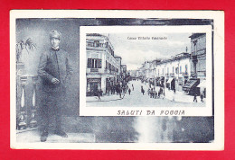 E-Italie-404P214  Saluti Da FOGGIA, Corso Vittorio Emmanuele, Portrait à Gauche, Cpa BE - Foggia