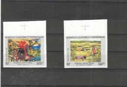 NUEVA CALEDONIA  Nº AE245 AL 246 SIN DENTAR - Imperforates, Proofs & Errors