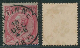 émission 1884 - N°46 Obl Simple Cercle "Emptinne".  // (AD) - 1884-1891 Leopold II