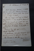 Lettre Autographe Général BERTRAND  ( Général De L'EMPIRE) - Historical Documents